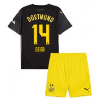 Borussia Dortmund Maximilian Beier #14 Replica Away Minikit 2024-25 Short Sleeve (+ pants)